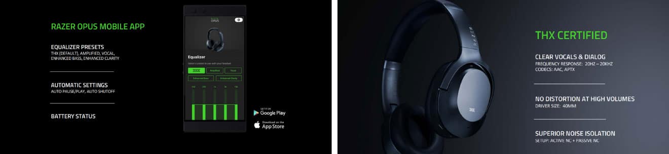 Razer Opus addio al rumore