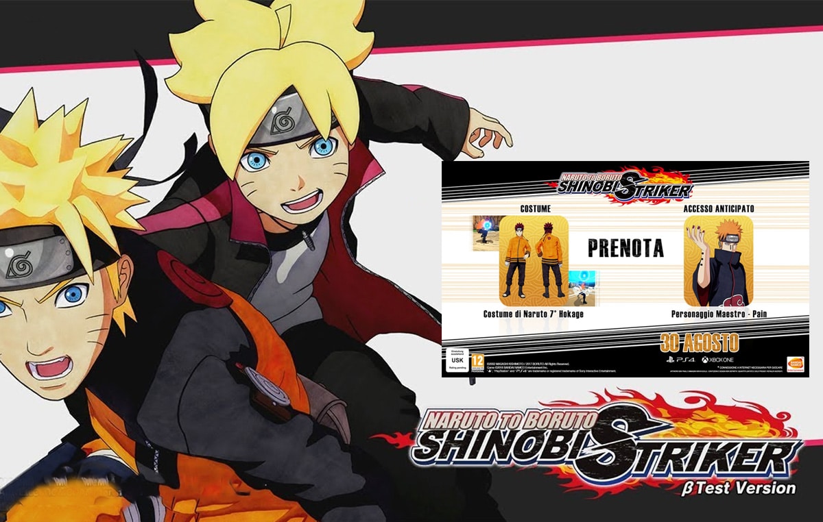 Ongame franchising videogames NARUTO TO BORUTO SHINOBI STRIKER
