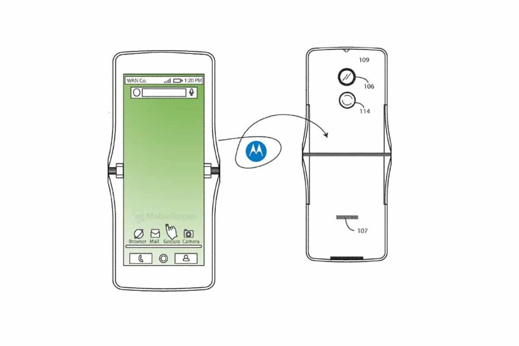 Motorola brevetta uno smartphone pieghevole: sarà questo il nuovo RAZR?