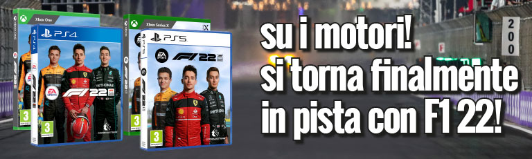su i motori! si torna finalmente in pista con F1 22!