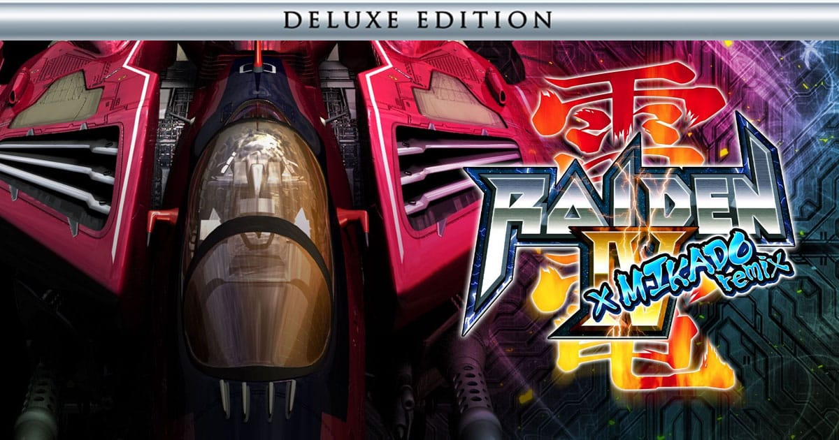 Jeu Raiden IV X Mikado Remix Deluxe Edition - PS4 PlayStation 4, Version Française, Neuf Sous Blister