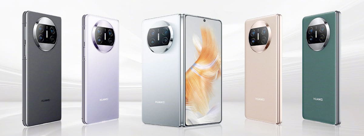 Huawei Mate X3 extra light e linee sinuose