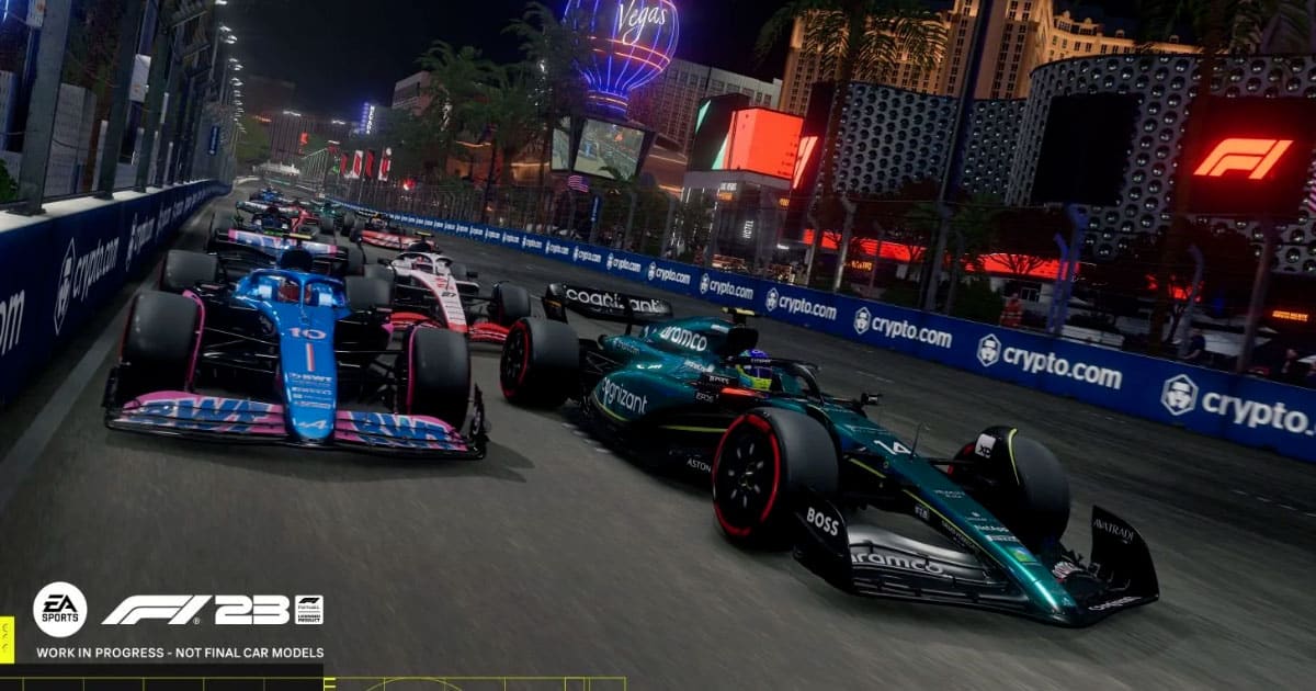 EA Sports™ F1® 23 rivela in esclusiva un primo sguardo al circuito LAS VEGAS STRIP™