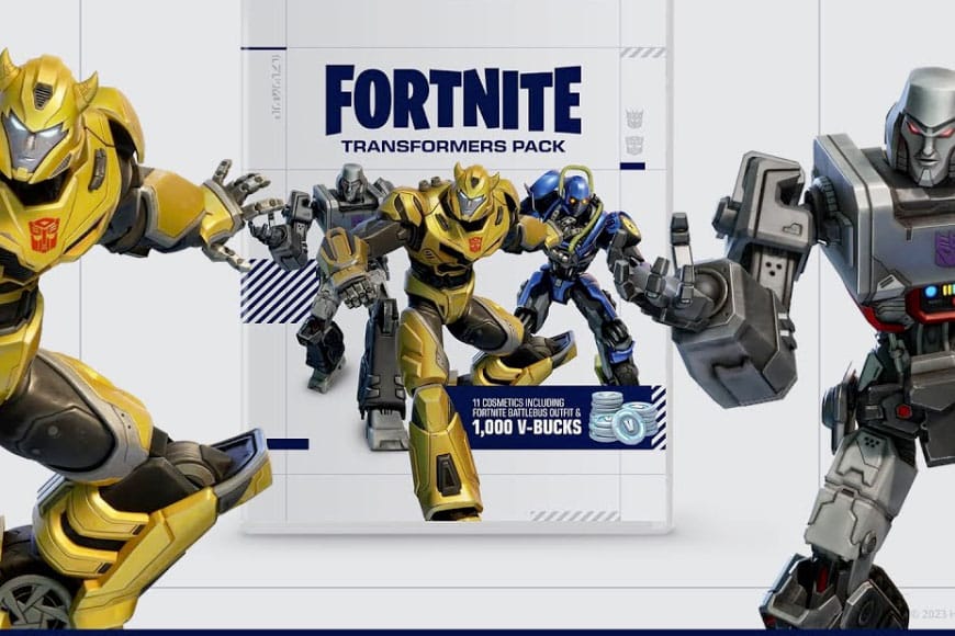 Fortnite Pacchetto Transformers