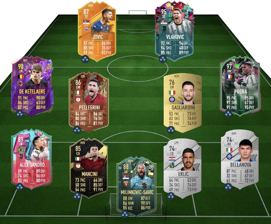 serie A redemption XI