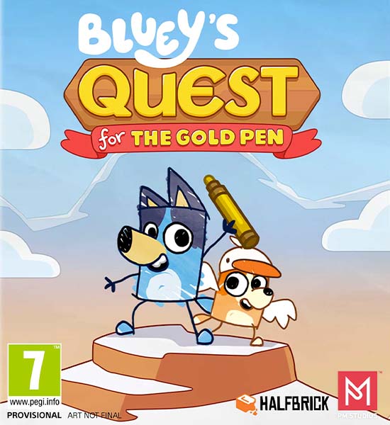 Bluey's Quest for the Gold Pen